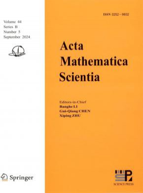 Acta Mathematica Scientia杂志